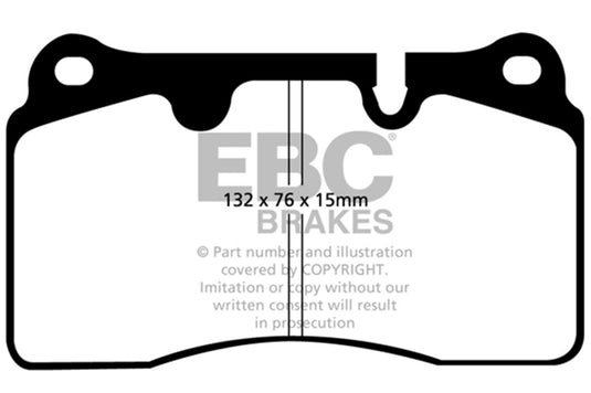 Ebc DP41908R EBC Yellowstuff Brake Pad Sets