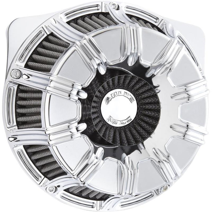 Arlen Ness 18-942 Inverted Series 10-Gauge Air Cleaner Kit - Chrome