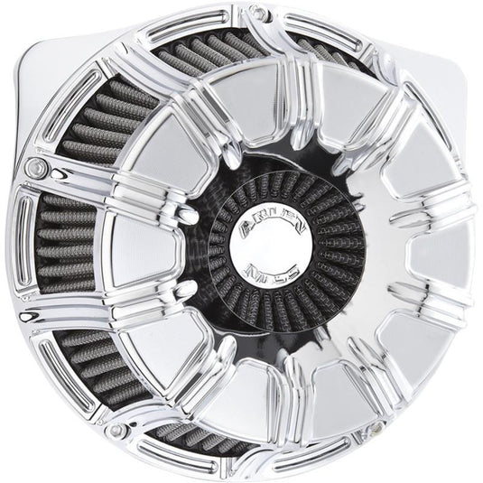 Arlen Ness 18-942 Inverted Series 10-Gauge Air Cleaner Kit - Chrome