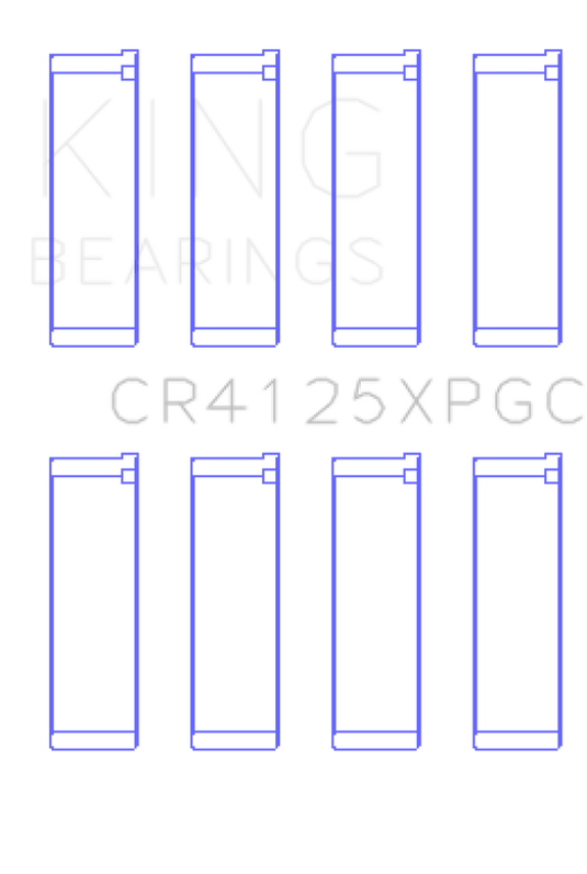King Engine Bearings CR4125XPGC.026 KING Performance Rod Bearings