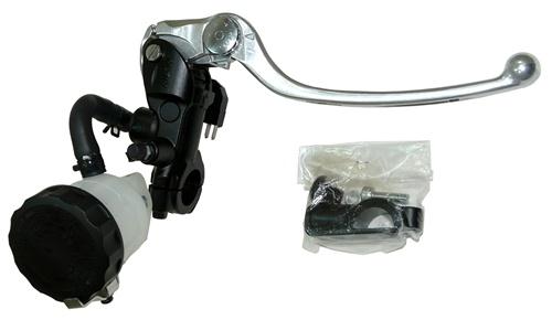 Shindy 17-658 Radial Master Cylinder Brake Kit - Black/Silver - 19mm Piston