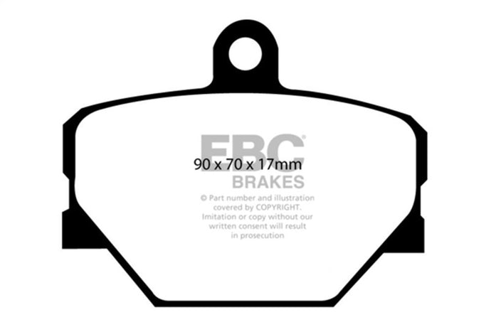 Ebc DP21287 EBC Greenstuff Brake Pad Sets