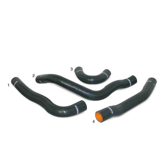 Mishimoto MMHOSE-EVO-10BK MM Silicone Hose - Radiator