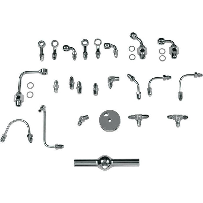 Drag Specialties 1742-0121 12mm Banjo x AN-3 Male 35deg.