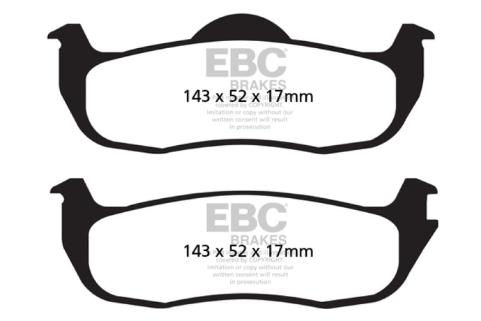 Ebc ED91707 EBC Extra Duty Brake Pad Sets