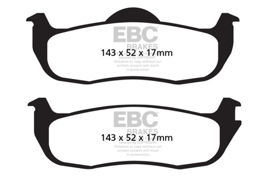 Ebc ED91707 EBC Extra Duty Brake Pad Sets