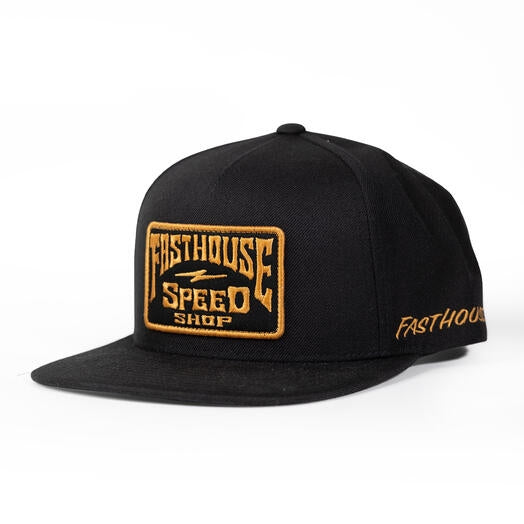 Fasthouse Record Hat (One Size Fits Most, Black)