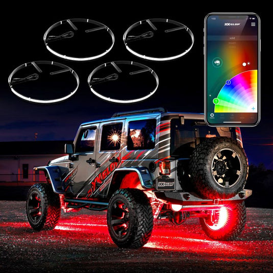 Xkglow XK-WHEEL-KIT-AD XKG LED Light Kit