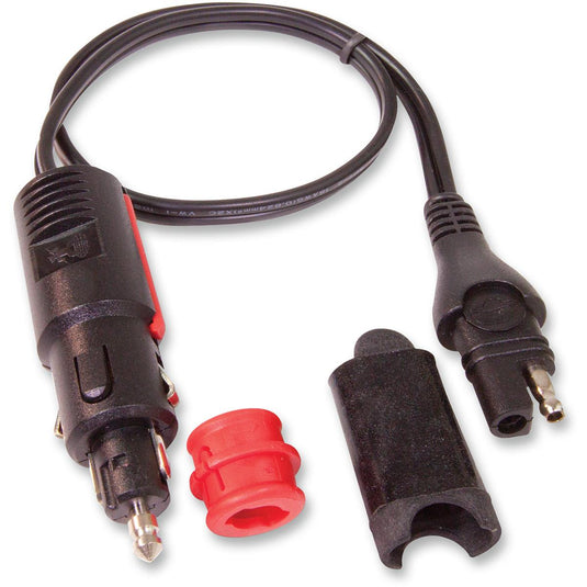Tecmate O-02 12v Socket Connector with 8a Fuse - 20in. L