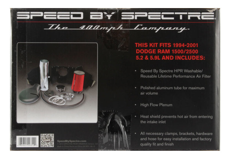 Load image into Gallery viewer, Spectre 9931 SPE Cold Air Intake Kits
