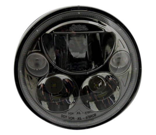 Custom Dynamics CDTB-7-B 7in. TruBeam LED Headlamps and Passing Lamps - Round - Black