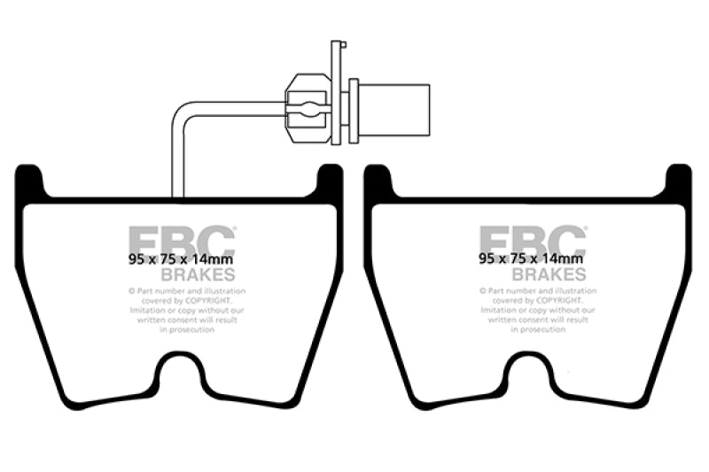 Load image into Gallery viewer, Ebc DP51513/3NDX EBC Bluestuff Brake Pad Sets
