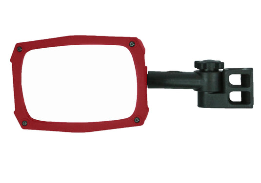 Atv-Tek UTV-RED Clearview Side Mirror - Red Frame
