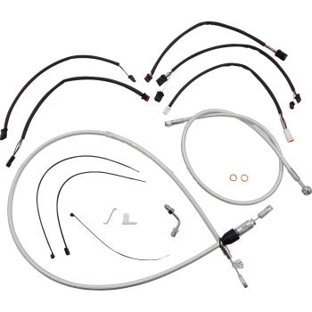 Magnum 3871182 Sterling Chromite Handlebar Installation Kit for 15in-17in. Ape