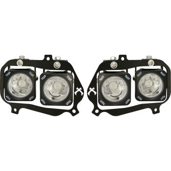 Vision X 9898605 Headlight kit w/ four 3in. Optimus spotlight