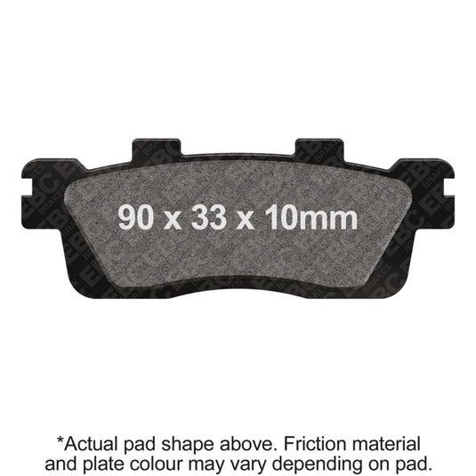 Ebc Powersports SFA498HH EBC HH Sintered Brake Pads