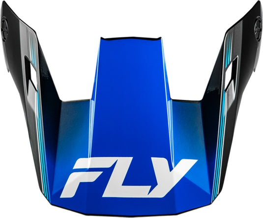 Fly Racing Visor for Rayce Repeat Helmets - Black/Blue - XL