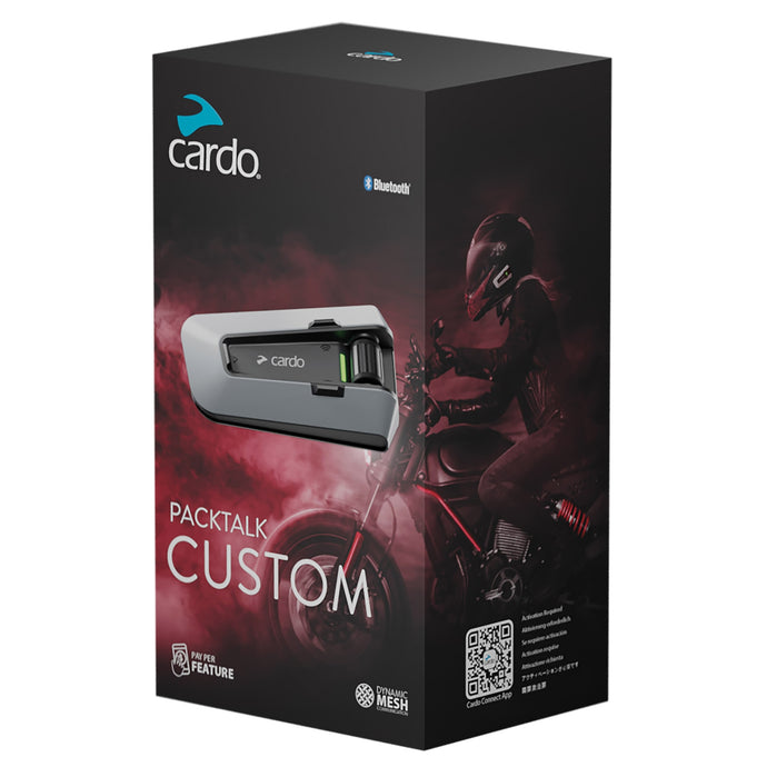 Cardo Packtalk Custom Bluetooth Communication - Single