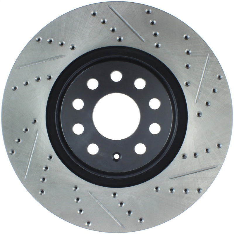Load image into Gallery viewer, Stoptech 127.33144L ST Slot &amp; Drill Brake Rotors
