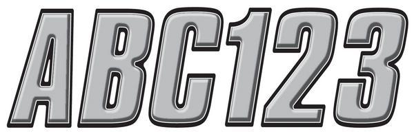 Hardline SIBLK800 Series 800 Registration Kit - Silver/Black with Bevel Outline