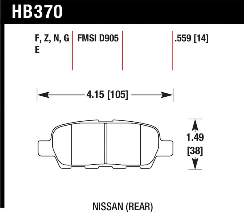 Load image into Gallery viewer, Hawk Performance HB370F.559 HAWK HPS Brake Pad Sets
