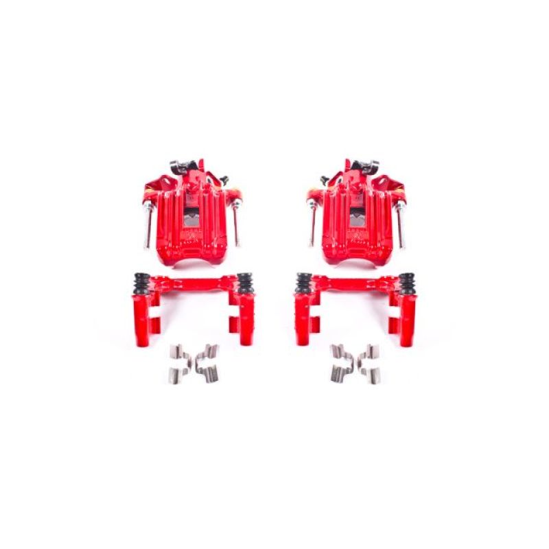 Load image into Gallery viewer, Powerstop S2574 PSB Red Calipers
