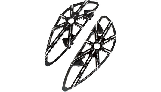 Arlen Ness 410-005 10-Gauge Driver Floorboard - Black