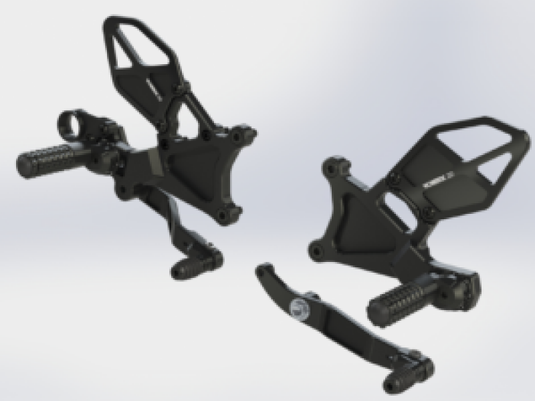 Vortex Racing RS634K VTX Adjustable Rear Sets