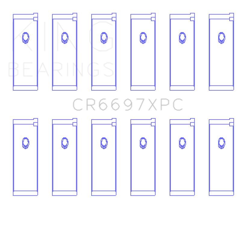 Load image into Gallery viewer, King Engine Bearings CR6697XPCSTDX KING Performance Rod Bearings
