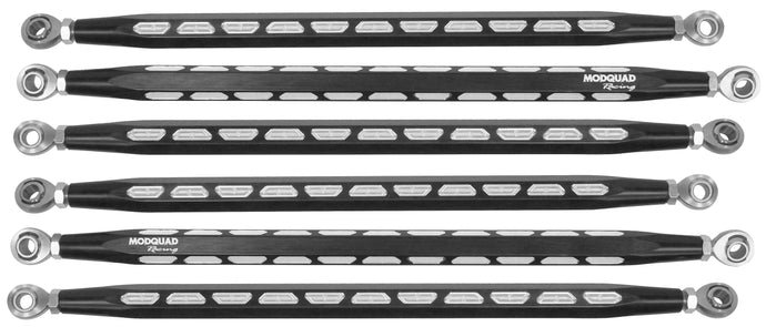 Modquad CA-RR-X3DS-HEX Hex Rear Radius Rods - 64in. - Black-Recut