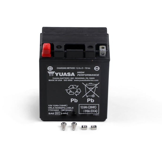Yuasa YUAM72H4A Factory Activated Maintenance Free Battery - YTX14AH