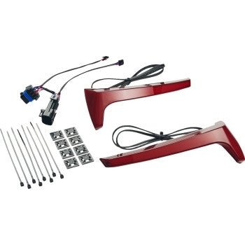 Ciro 4R010 Rydeculture Bryant M1 Saddlebag Lights - Red Lens