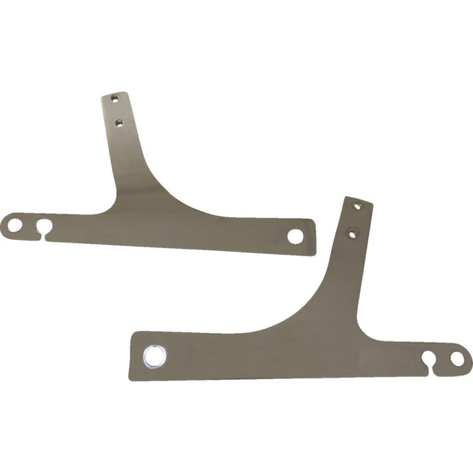 Drag Specialties 1504-0111 Sissy Bar Side Plates - Chrome