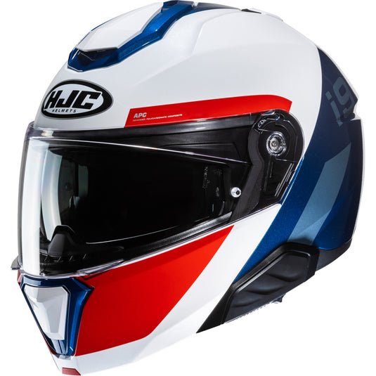 Hjc I91 Bina Helmet (X-Small, Blue/Red (MC-21))