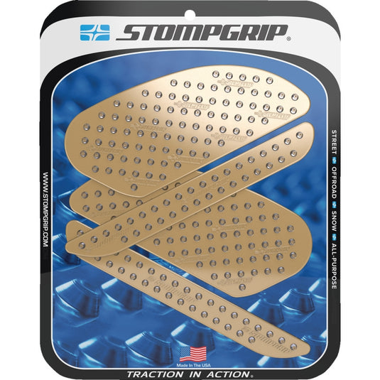 Stompgrip 55-10-0108C Volcano Profile Traction Tank Grip - Street - Clear