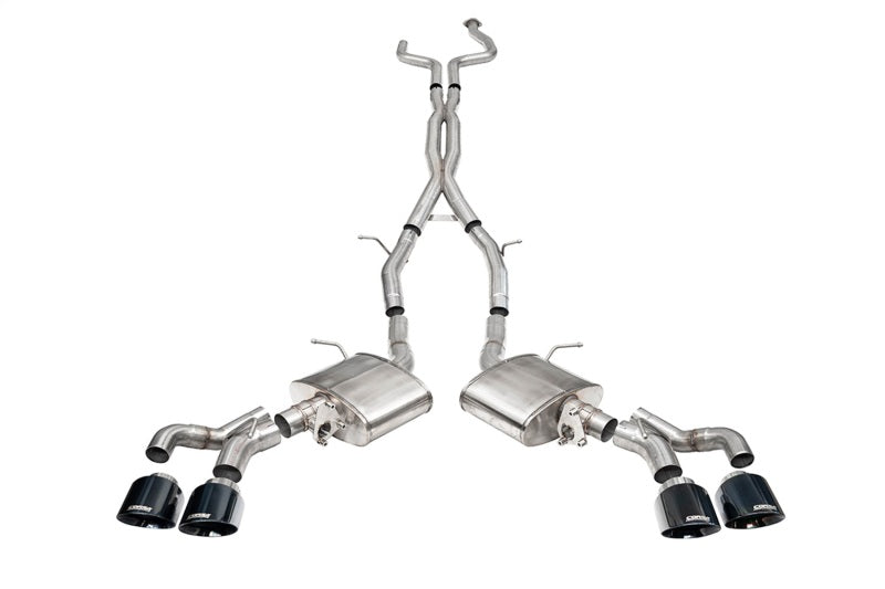 Load image into Gallery viewer, Corsa Performance 21320BLK COR Cat-Back + X-Pipe Sport
