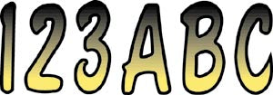 Hardline YEBKG200 Series 200 Premium Registration Kit - Gradation - Yellow/Black