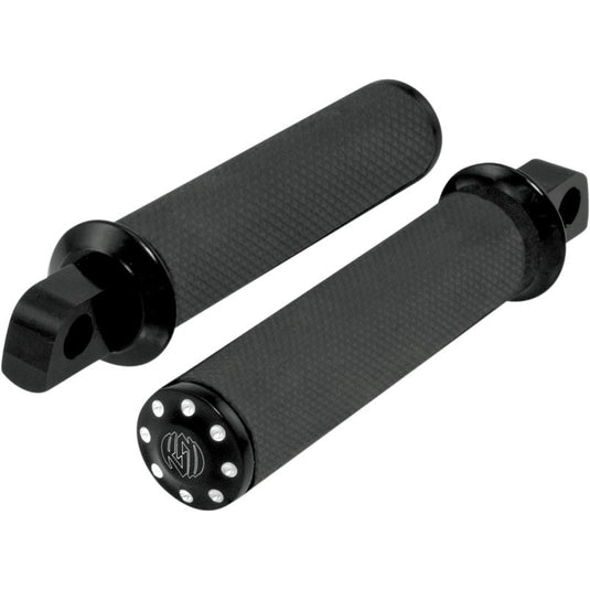 Rsd 0035-1088-BM Tracker Footpegs with Straight Male Mounts - Contrast Cut