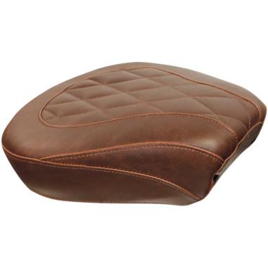 Mustang 76723 Wide Tripper Passenger Seat - Diamond Stitch - Brown
