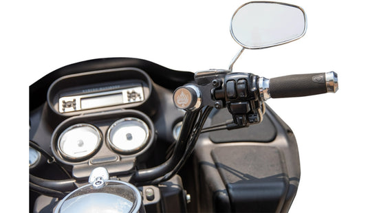 Klock Werks KWD-01-0605-C iOmounts Handlebar Perch Mount Kit - Chrome