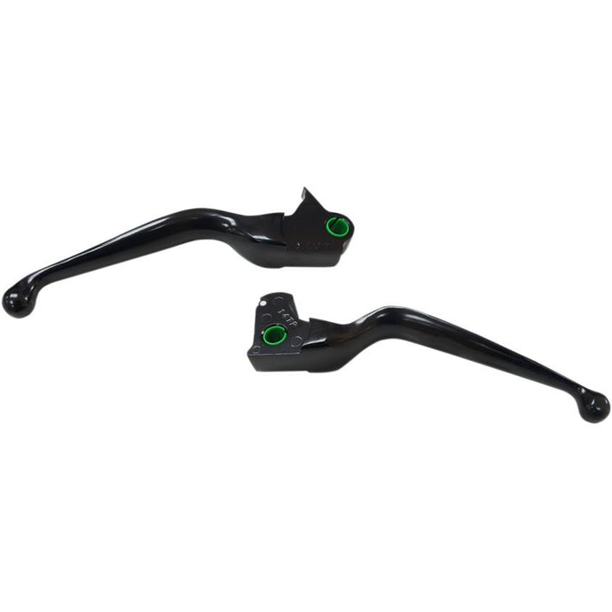 Drag Specialties 0610-1983 Wide Blade Lever Set - Matte Black