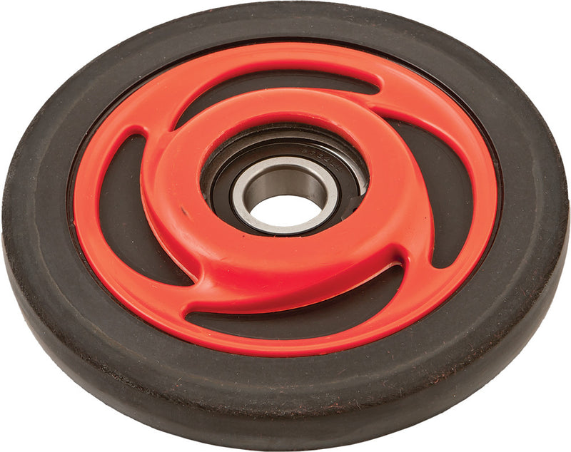 PPD Group R7250A-2-104A Idler Wheel - 7.25in. x 20mm - Black/Red