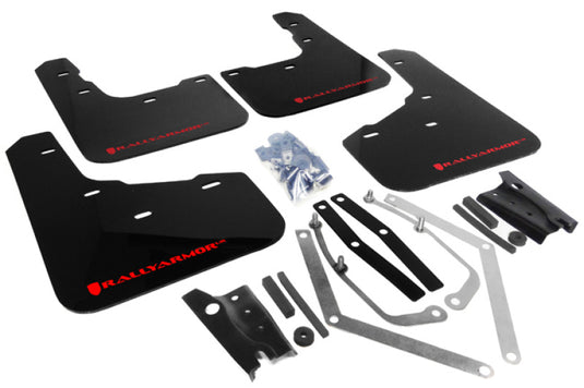 Rally Armor MF29-UR-BLK/RD RAL UR Blk Flap/Rd Logo