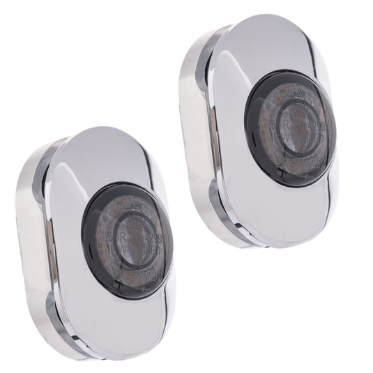 Kodlin K68496 Sleek Rear 3-1 Turn Signals - Chrome