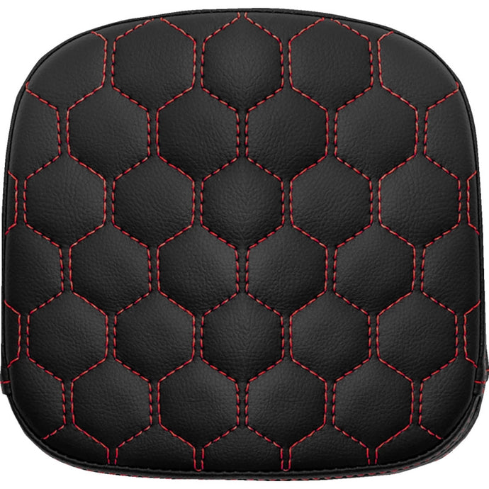 Saddlemen 040749RED Sissy Bar Pad for Step-Up HC Seats - Grasvestone with Red Stitching