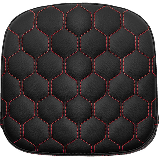 Saddlemen 040749RED Sissy Bar Pad for Step-Up HC Seats - Grasvestone with Red Stitching