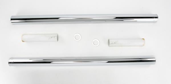 Custom Cycle T 2017UC 49mm Show Chrome Fork Tubes - 33.50in.