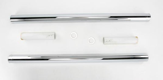 Custom Cycle T 2017UC 49mm Show Chrome Fork Tubes - 33.50in.