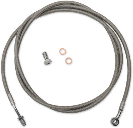 La Choppers LA-8054C16 Clutch Line - Stainless Braided