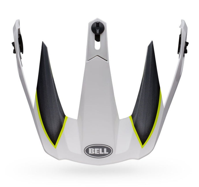 Bell Helmets Visor for MX-9 MIPS Dalton Helmets - Gloss White/Hi-Viz